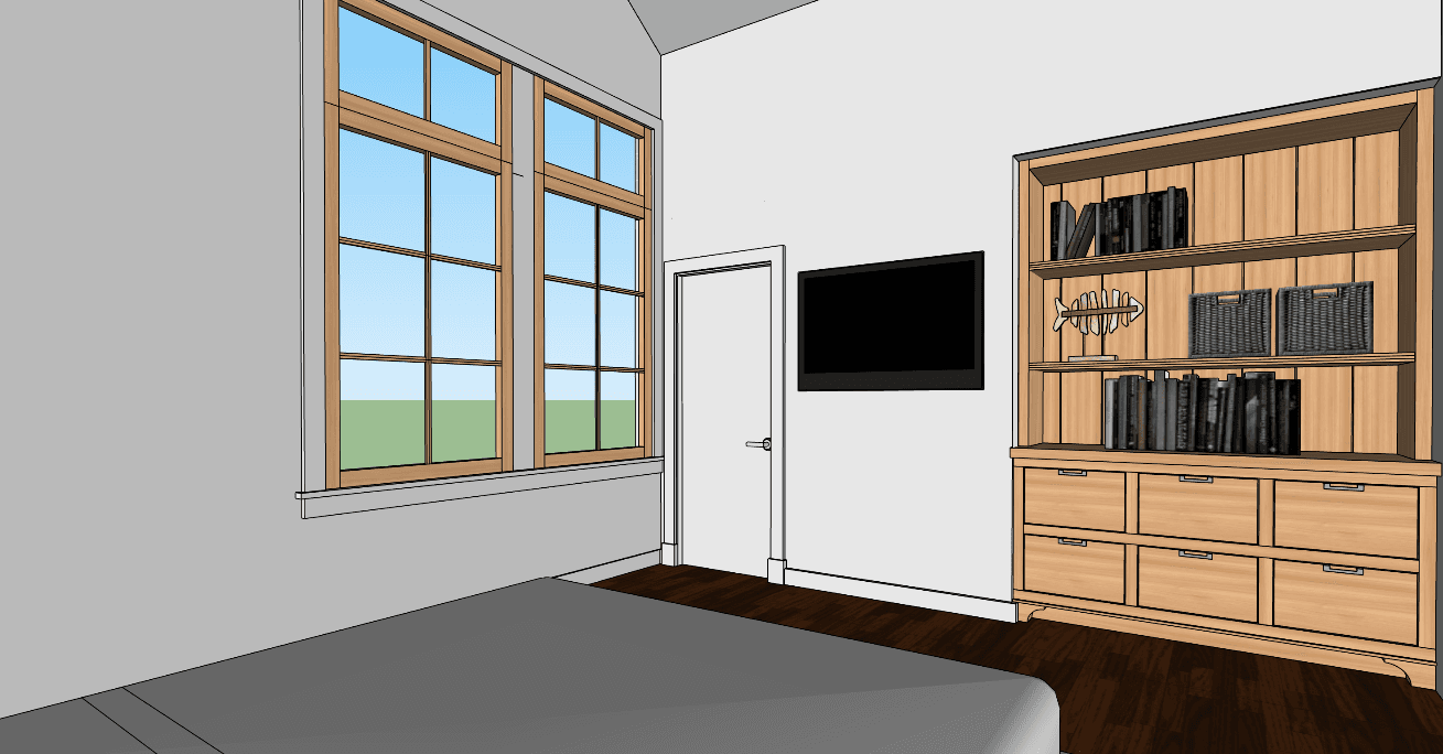 Source 3D model for Living room · Bright · 46 sec